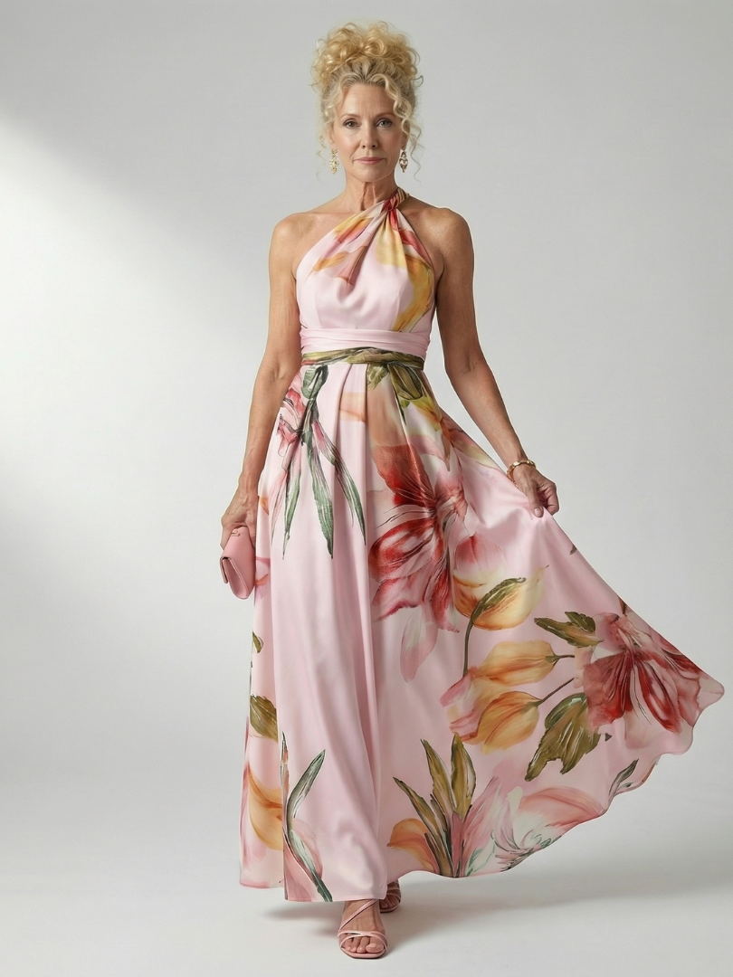 Jasmina | Robe Maxi Fleurie Lagana