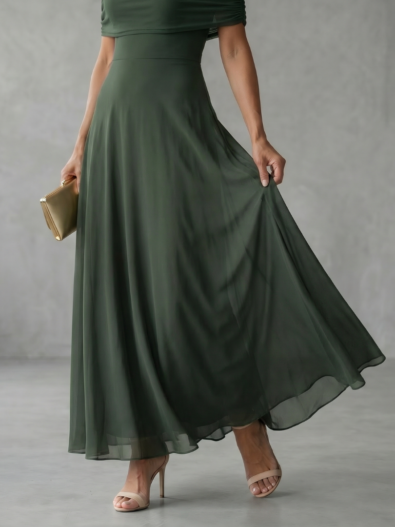 Kristina | Robe Midi à Dos Nu