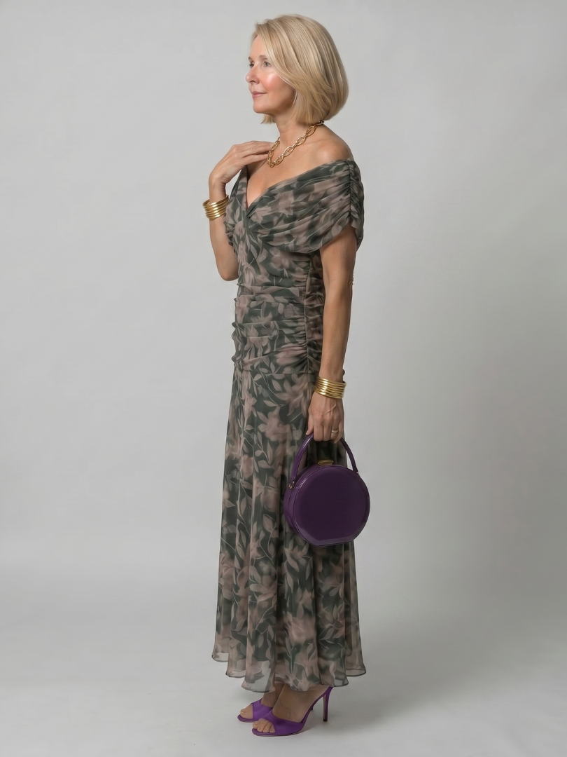 Milena | Robe Midi à Bretelles