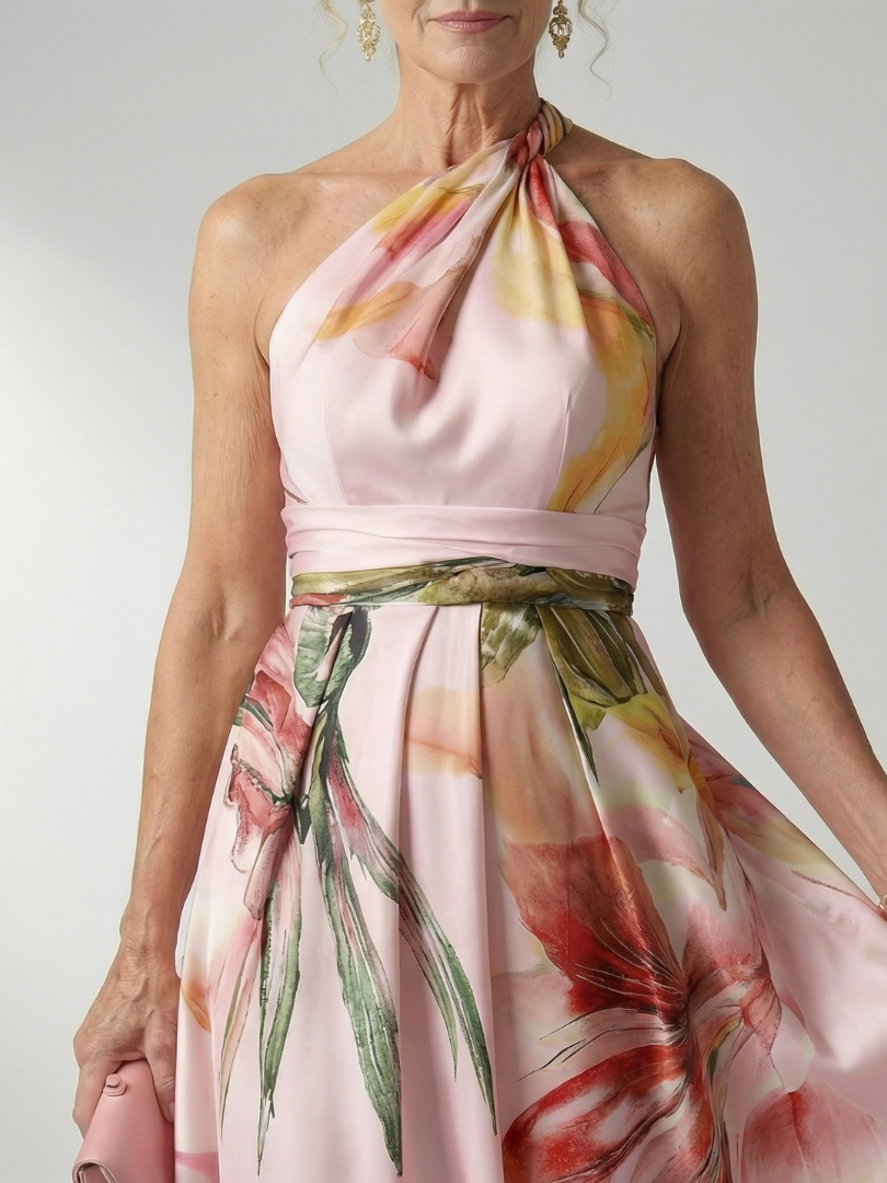 Jasmina | Robe Maxi Fleurie Lagana