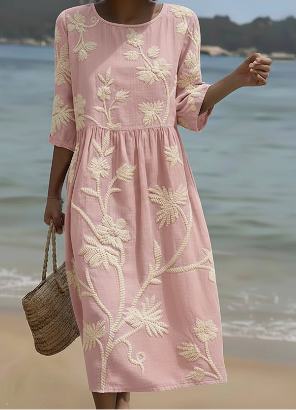 Brianna | Robe Fleurie Élégante