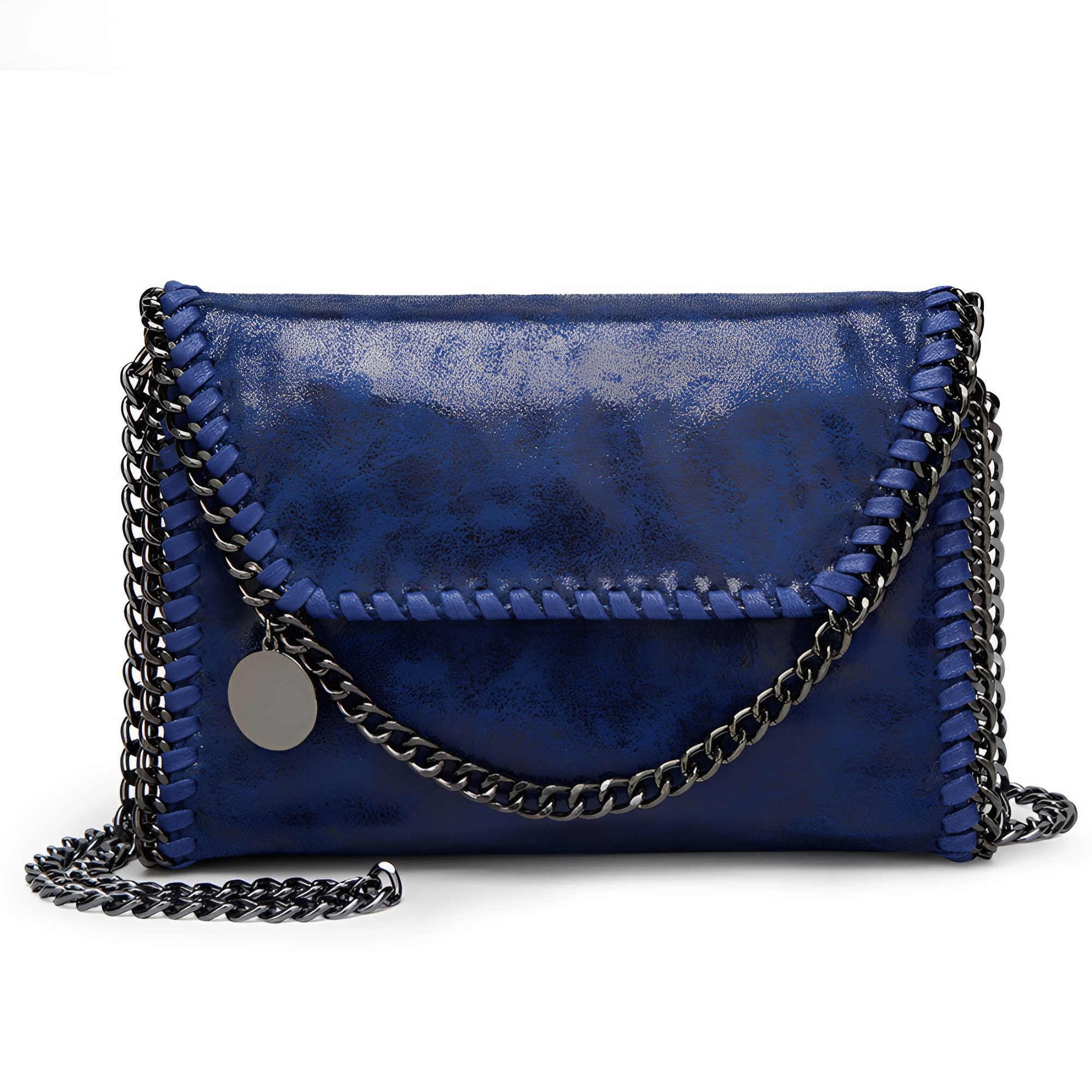 Charlotte - Élégant sac à bandoulière en cuir avec chaîne pour femmes
