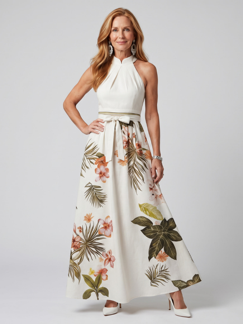 Vanja | Robe Maxi à Décolleté Halter
