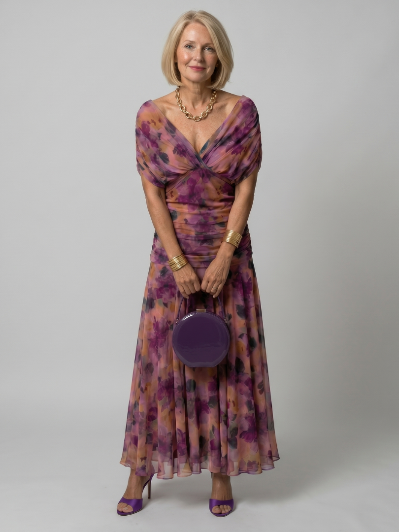 Milena | Robe Midi à Bretelles