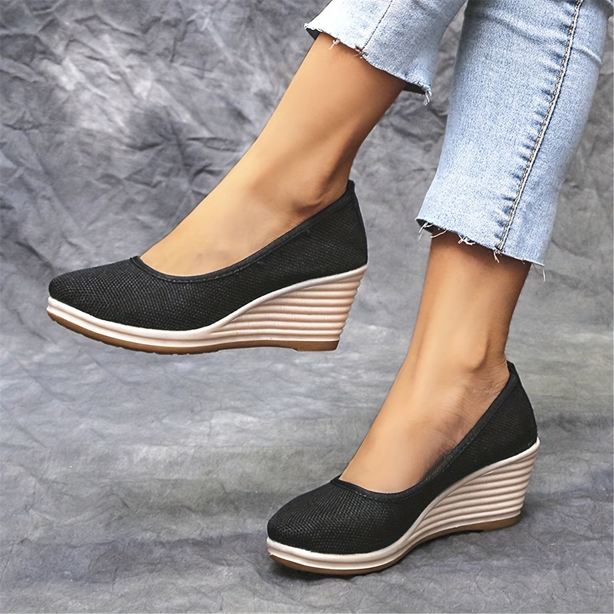 Sandrine™ – Chaussures compensées de soutien respirantes