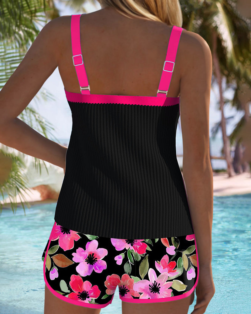 Laluna® | Ensemble de Tankini Élégant à Deux Pièces