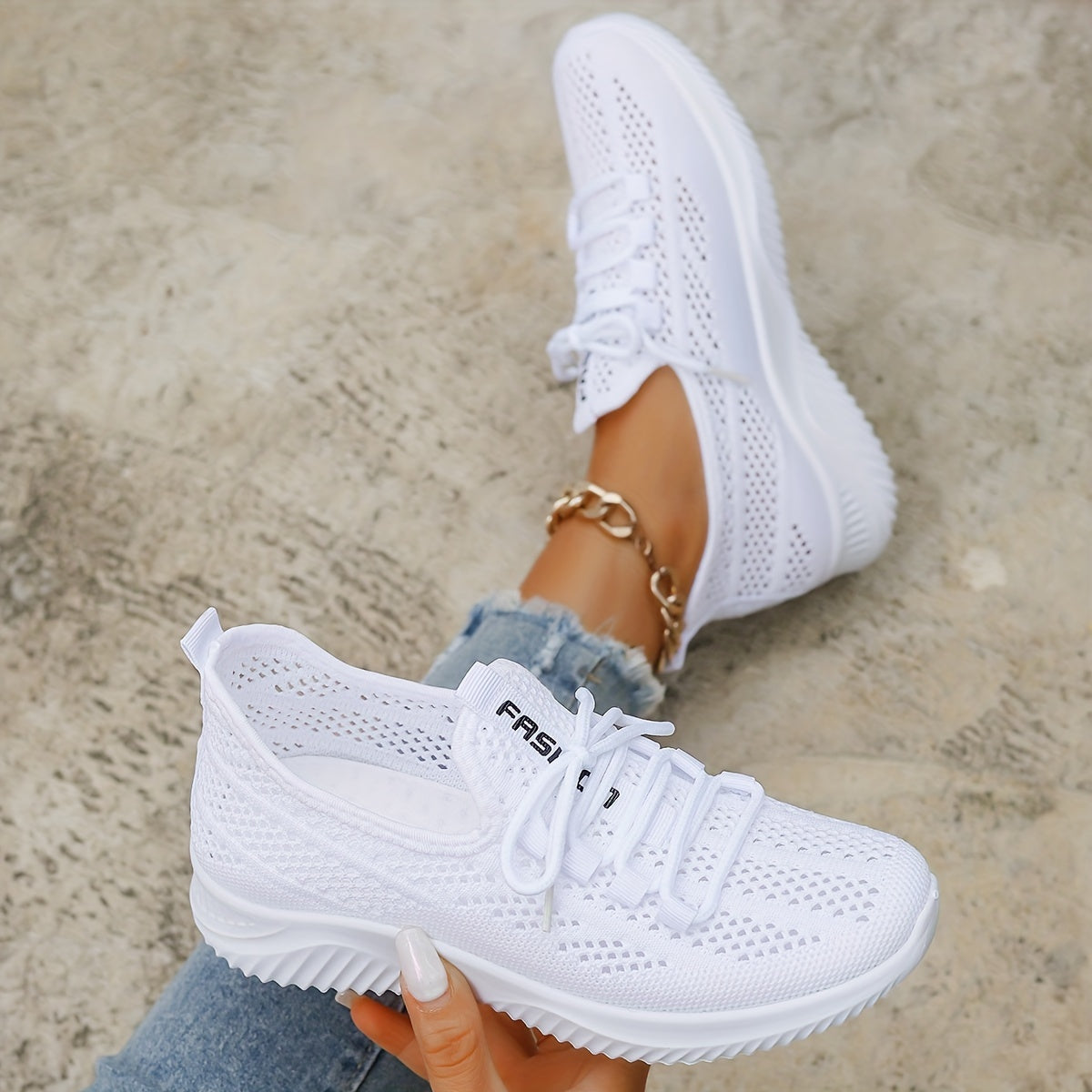 Colette | Baskets Respirantes Confort Total +SEMELLES OFFERTES