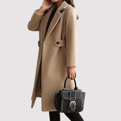 Päivi™ | Manteau en laine avec ceinture
