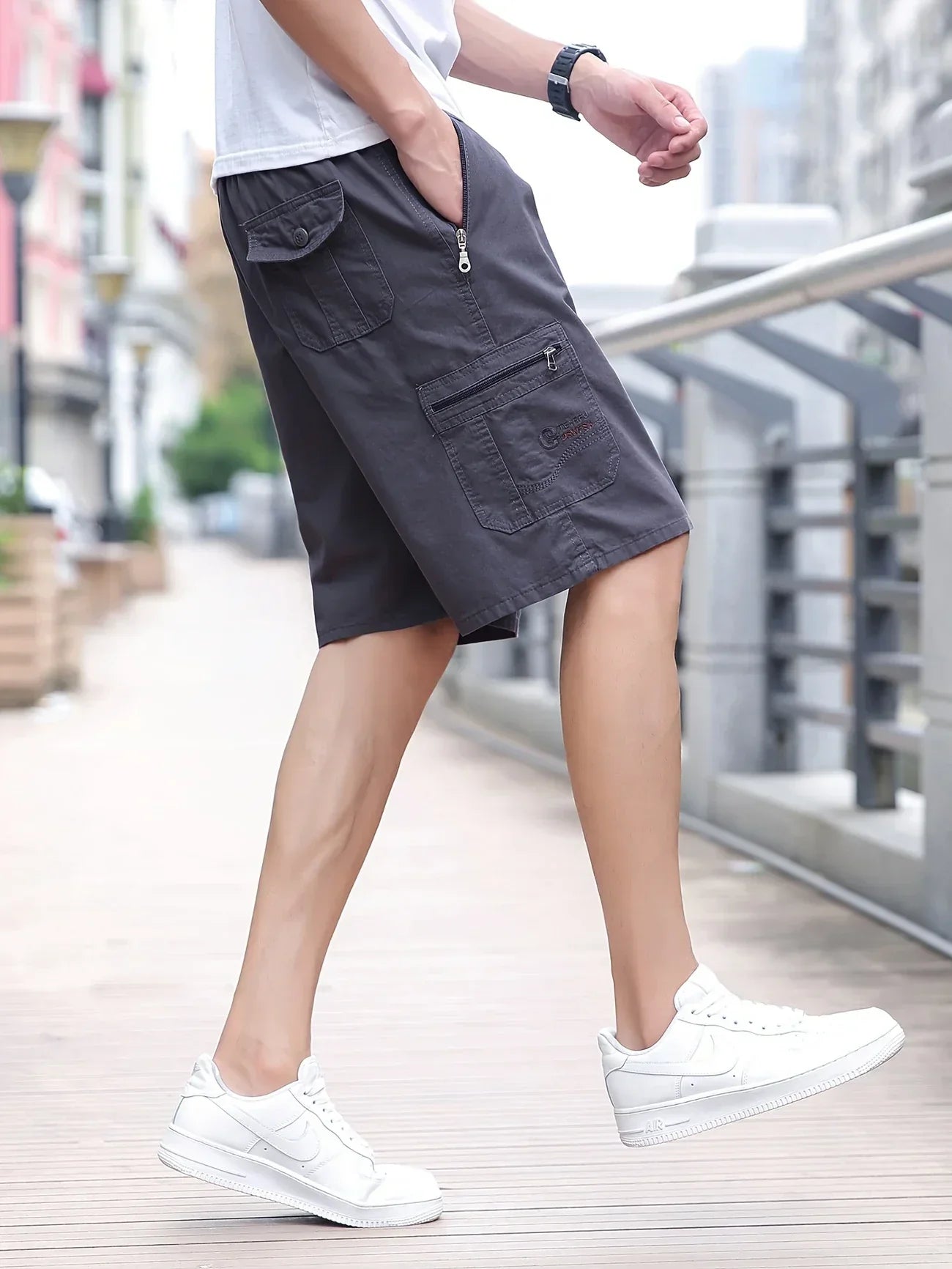Cazel | Short cargo léger avec poches
