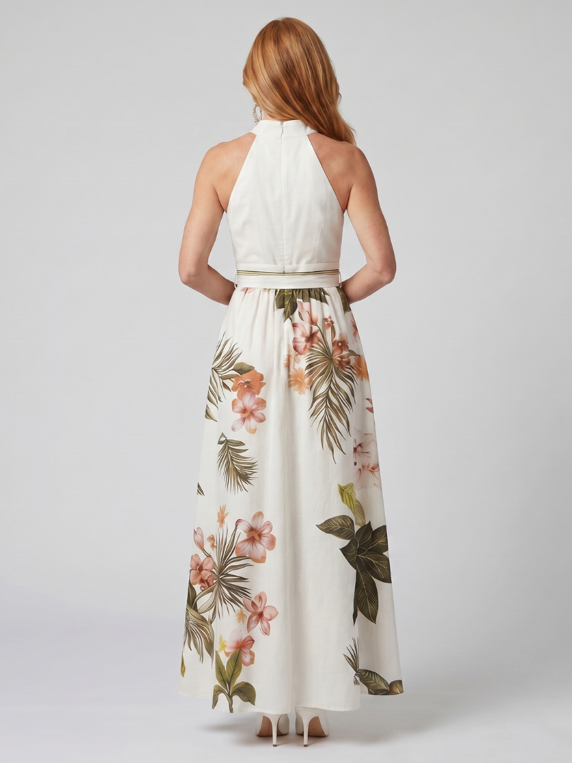 Vanja | Robe Maxi à Décolleté Halter