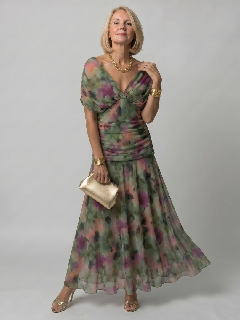 Milena | Robe Midi à Bretelles