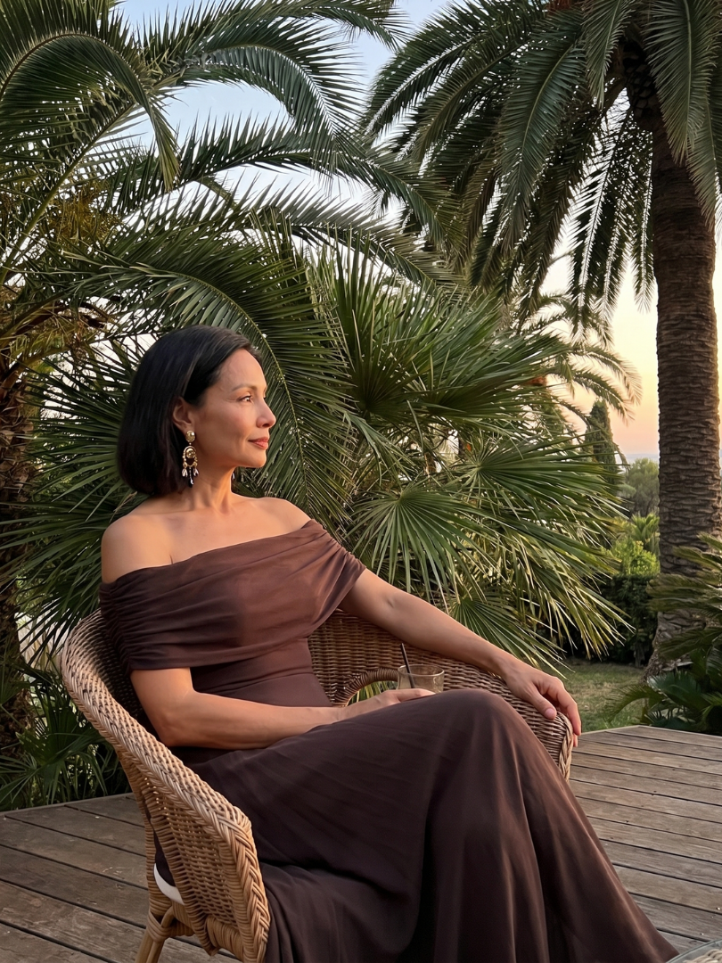 Kristina | Robe Midi à Dos Nu