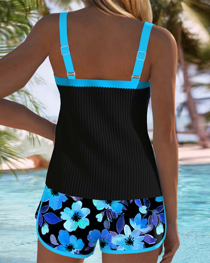 Laluna® | Ensemble de Tankini Élégant à Deux Pièces
