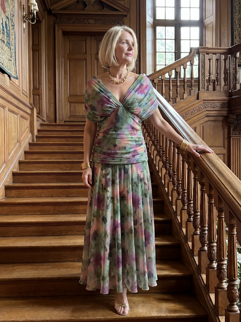 Milena | Robe Midi à Bretelles