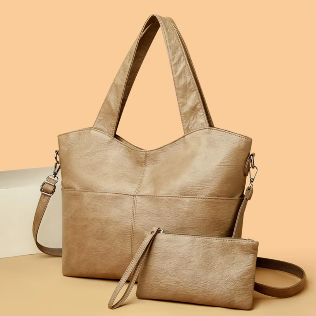Gabbie – Sac à Main Structuré Élégant à Bandoulière Double