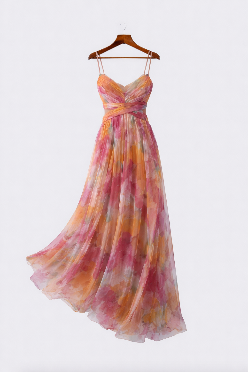 Giselle | Robe maxi magique avec imprimé floral