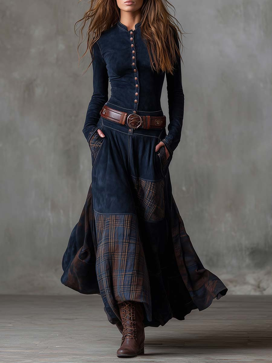 Jada | Robe maxi avec ceinture