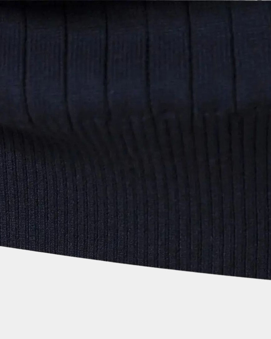 Mikkel™ | Pull en Coton avec Demi-Zip