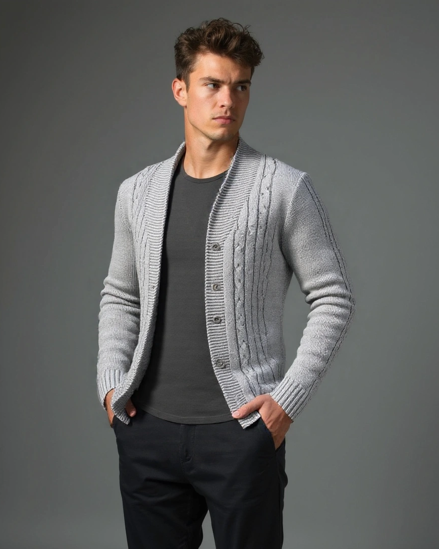 Noah™ | Cardigan Élégant pour Hommes