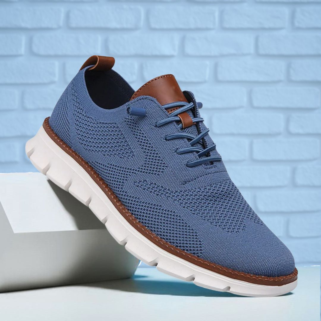 Chaussures Ultraconfort respirantes : Bleu-blanc