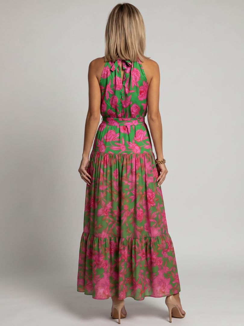 Jelena | Robe Midi à Dos Nu