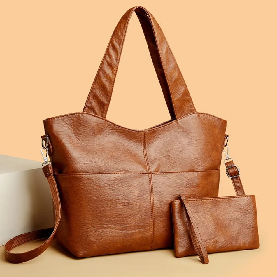 Gabbie – Sac à Main Structuré Élégant à Bandoulière Double