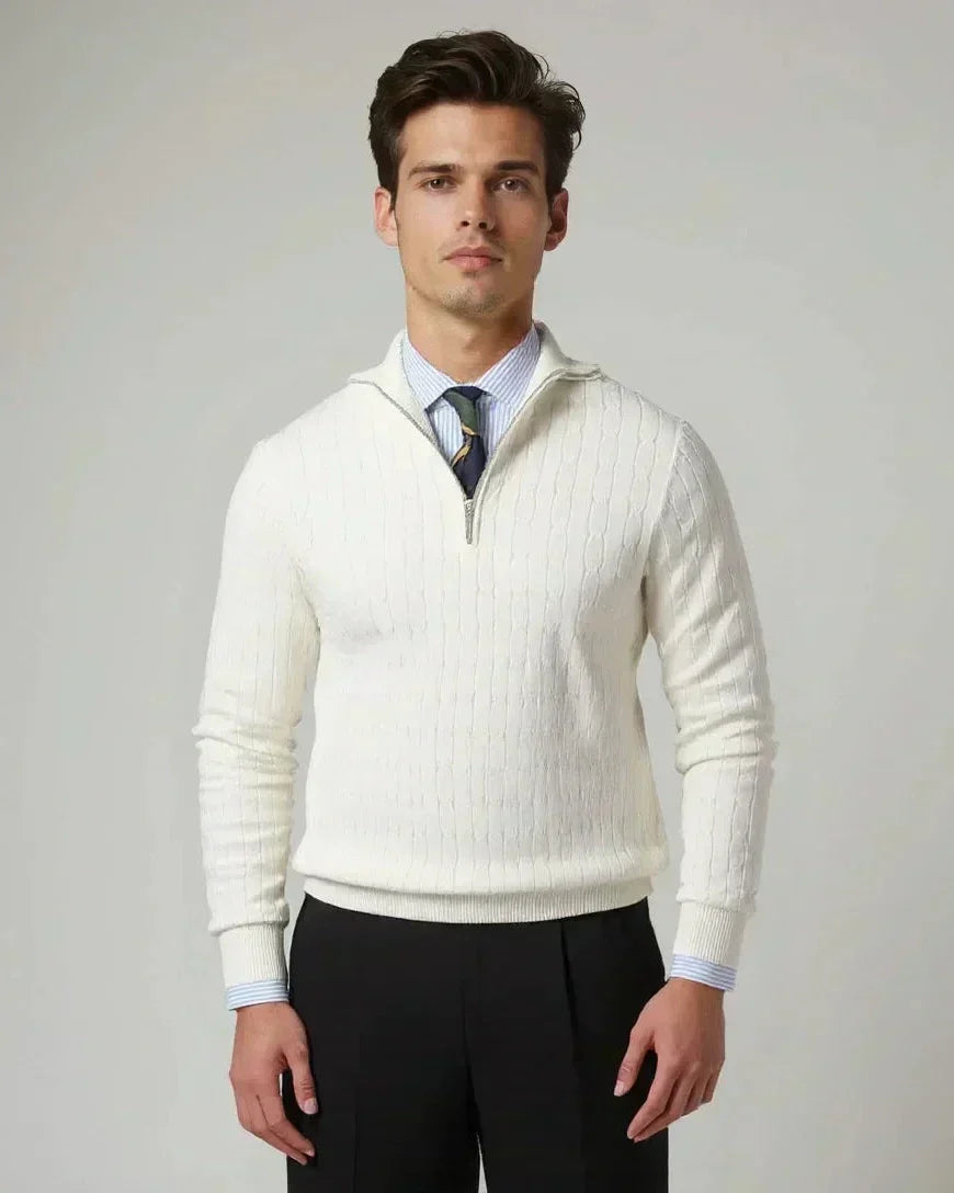 Tobias™ | Pull avec Fermeture Éclair et Motif