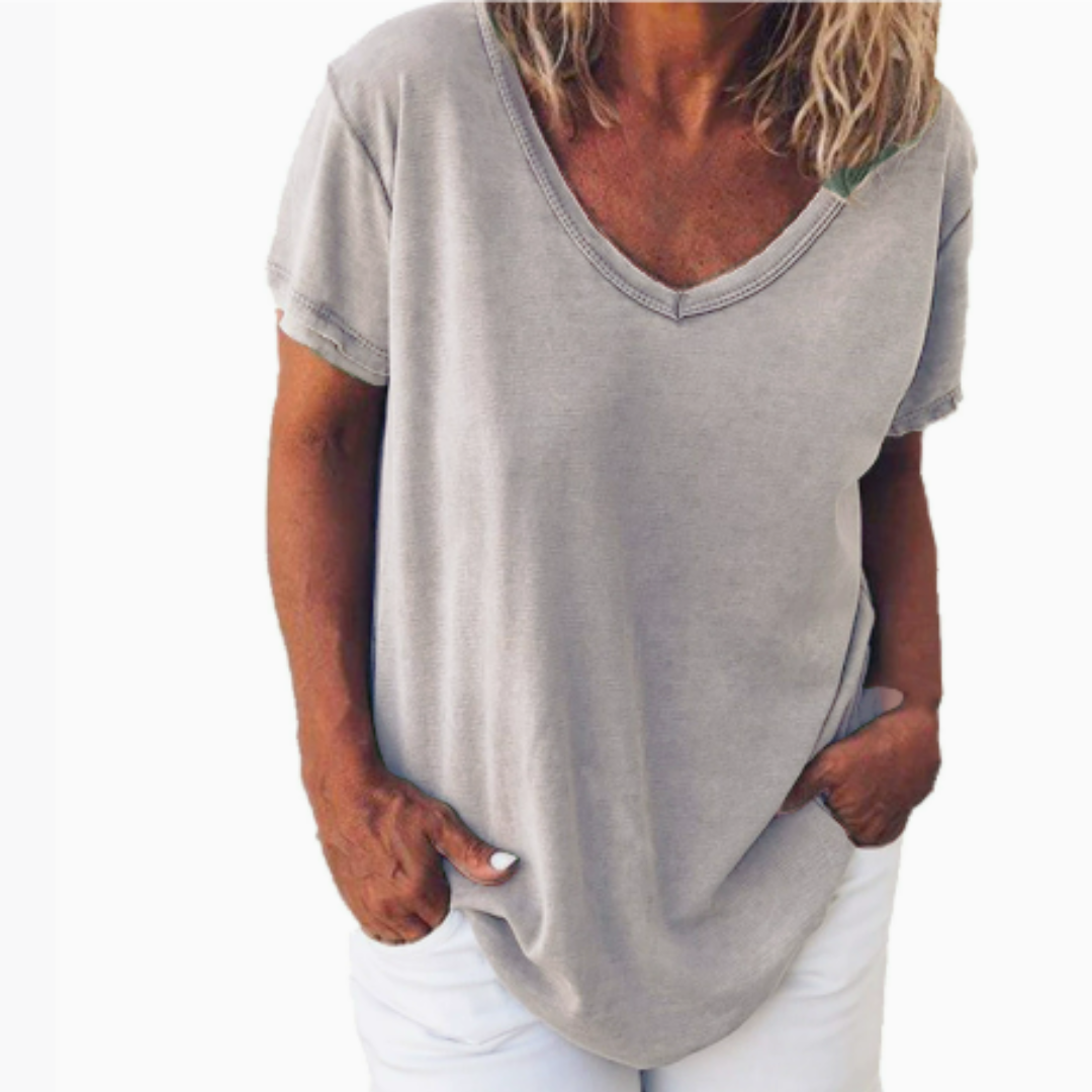 Edith | Chemise Manches Courtes Pour Femmes