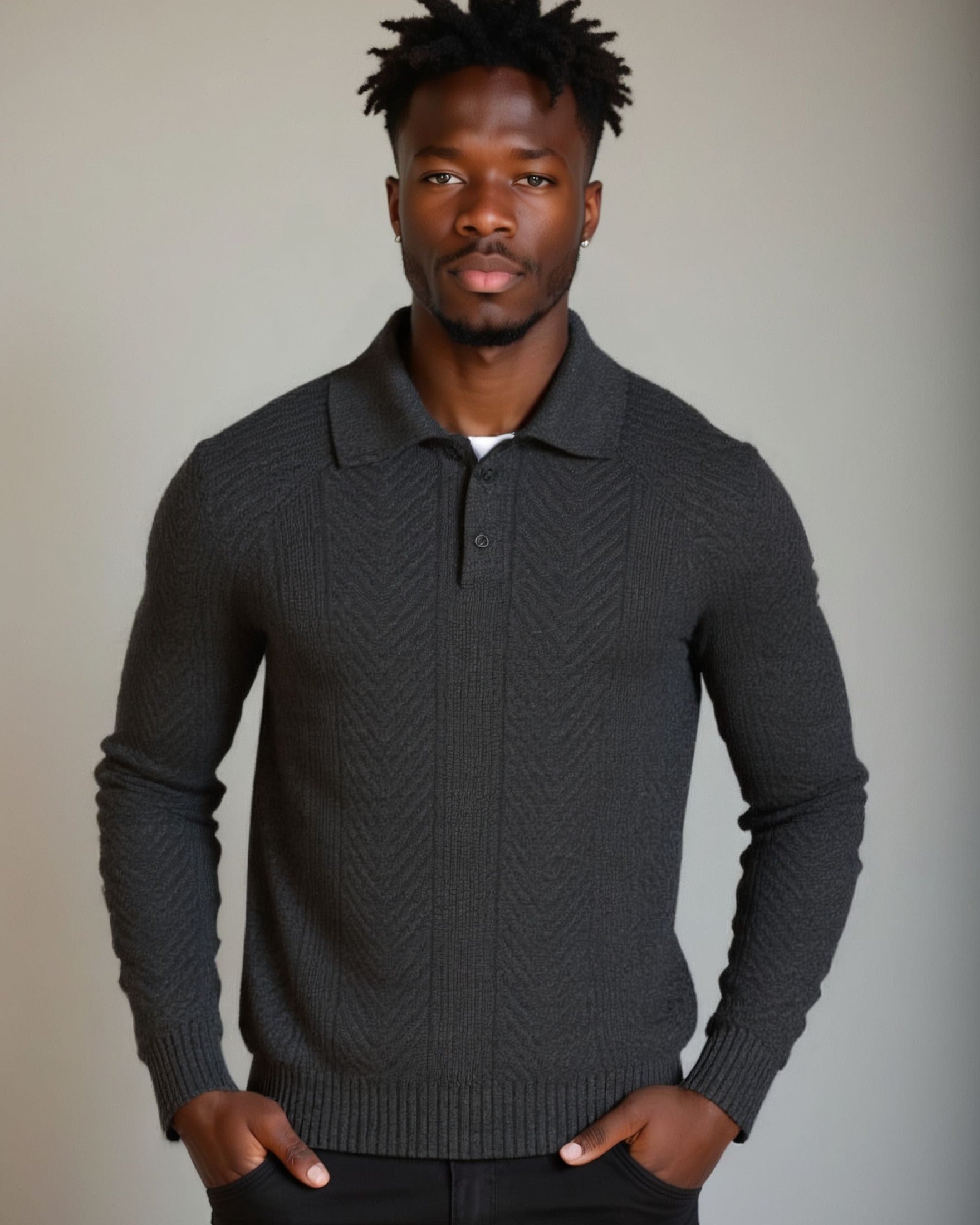 Viggo™ | Pull en Coton avec Décolleté en V