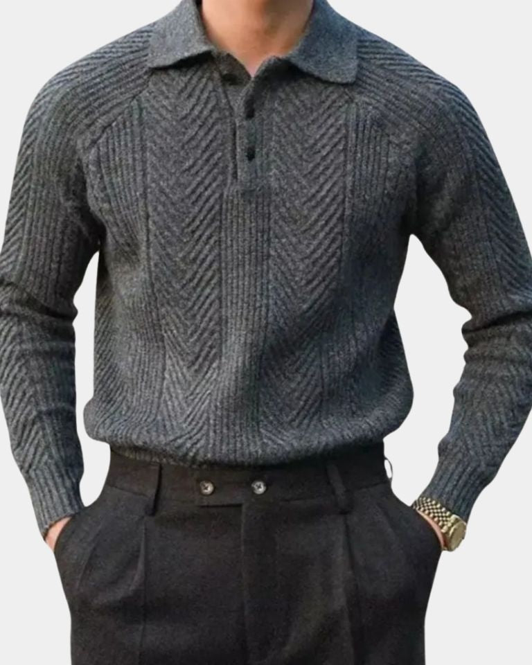 Viggo™ | Pull en Coton avec Décolleté en V