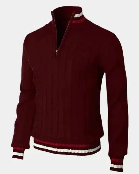 William™ | Pull Basique à Col Montant