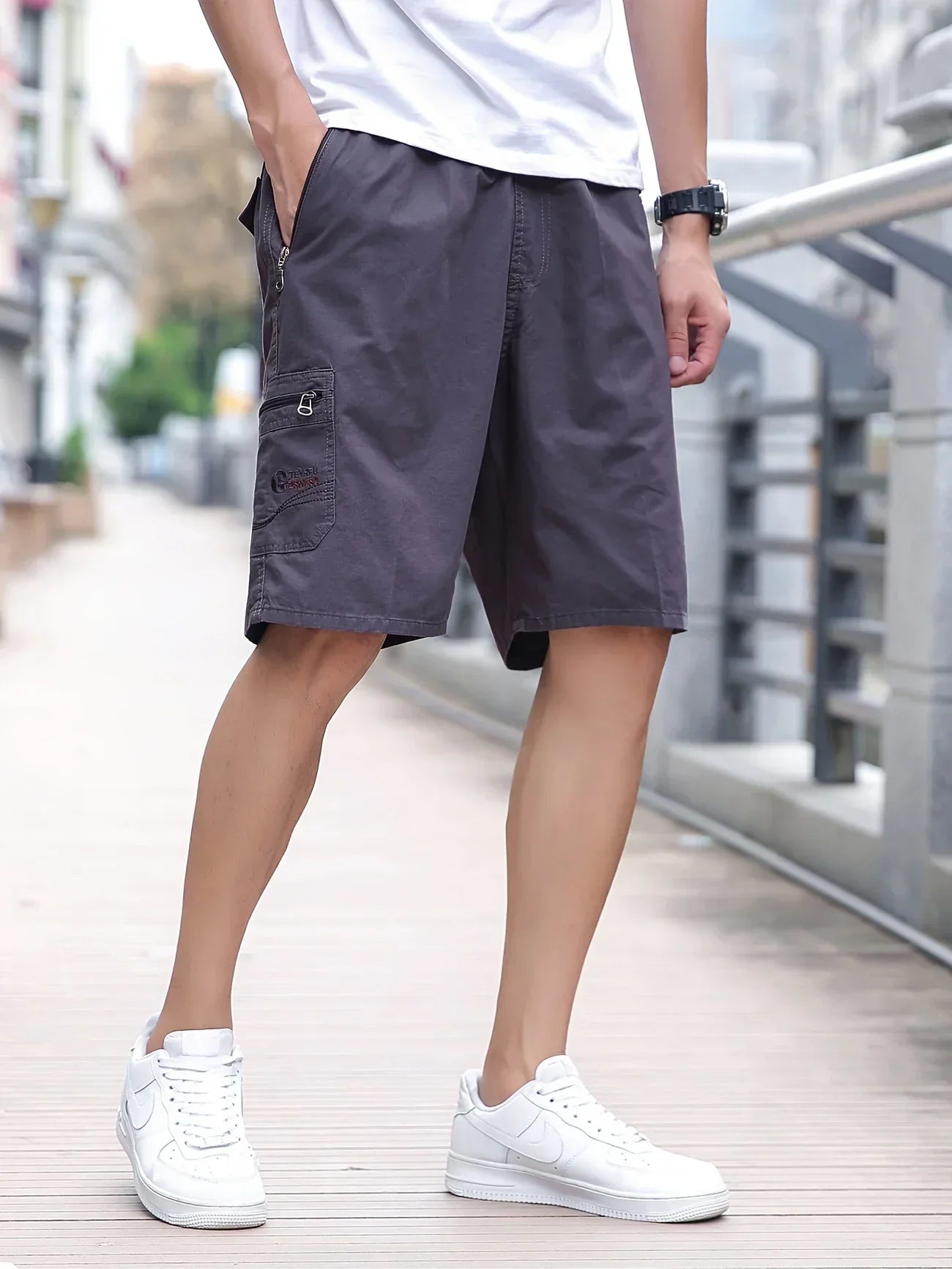 Cazel | Short cargo léger avec poches