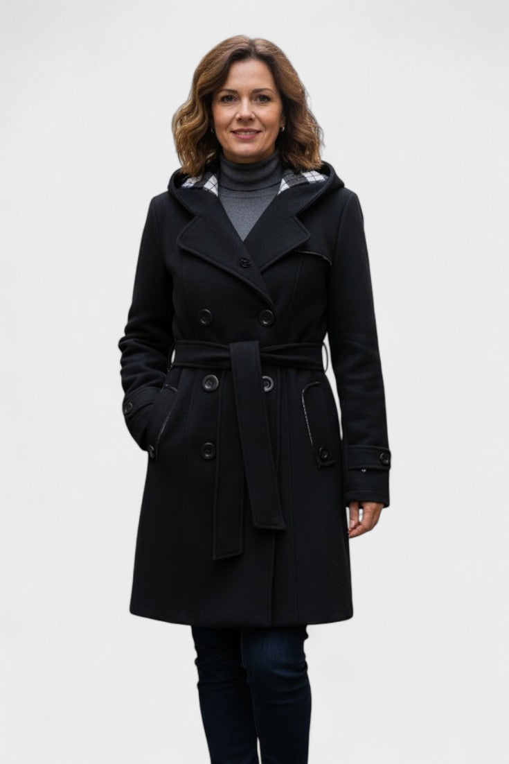 Leona™ | Manteau élégant à double boutonnage