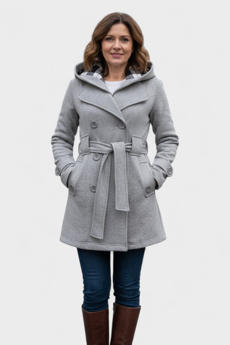 Leona™ | Manteau élégant à double boutonnage