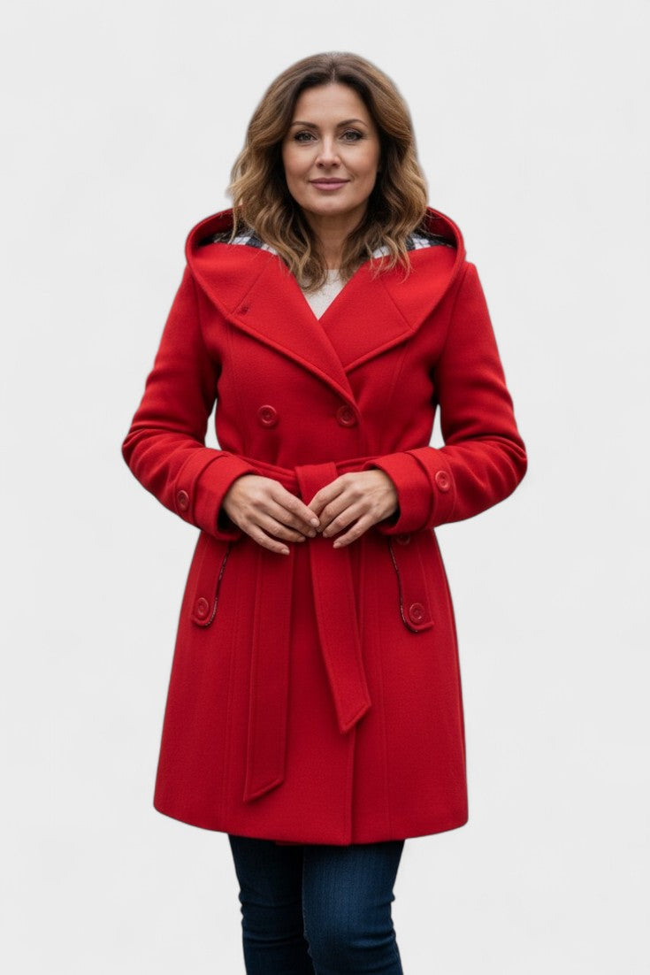 Leona™ | Manteau élégant à double boutonnage
