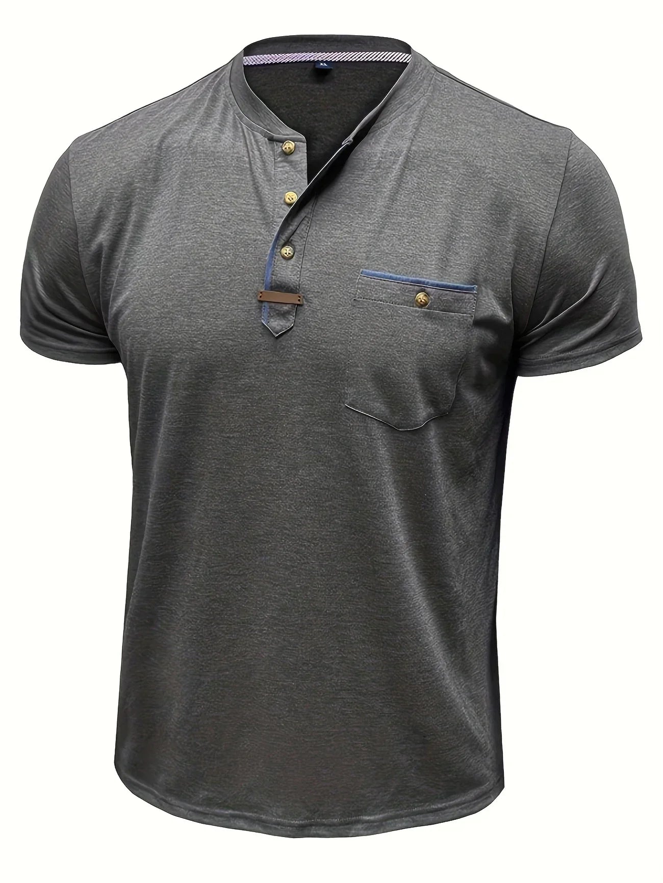 Cazel | T-shirt col rond élégant avec poche
