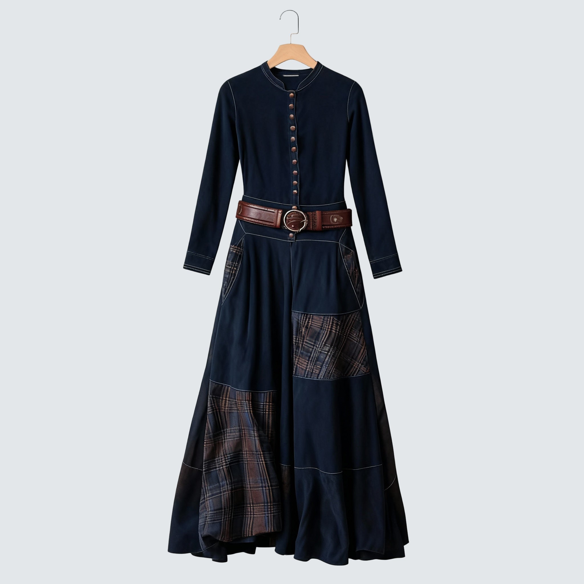 Jada | Robe maxi avec ceinture