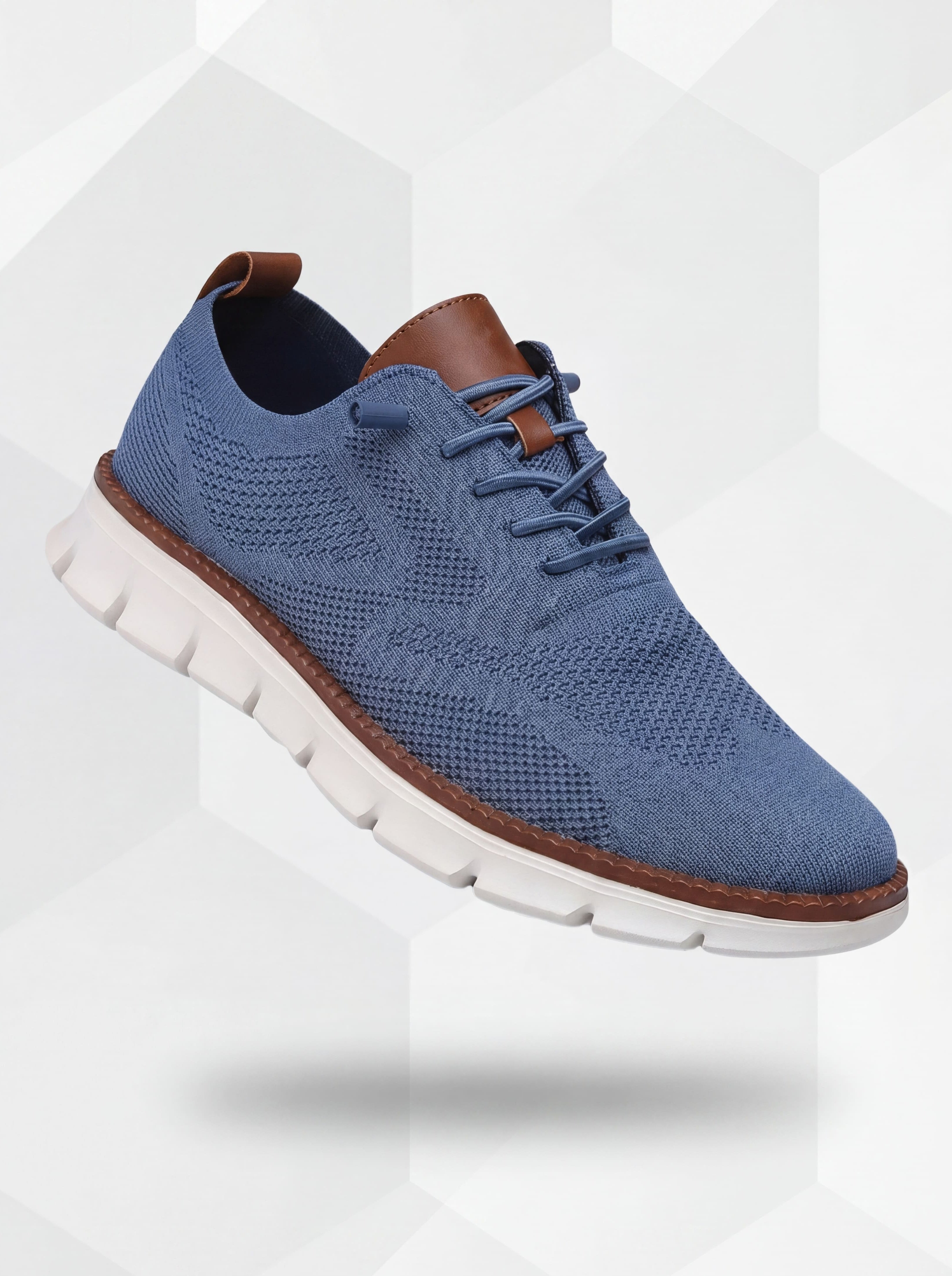 Chaussures Ultraconfort respirantes : Bleu-blanc