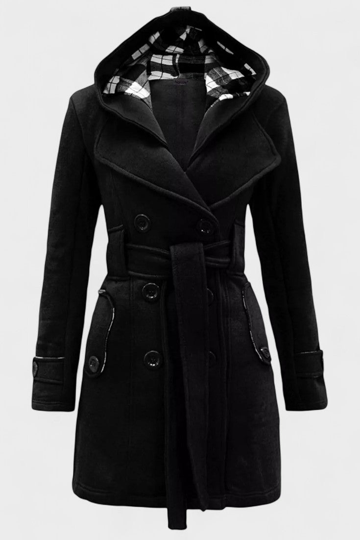 Leona™ | Manteau élégant à double boutonnage