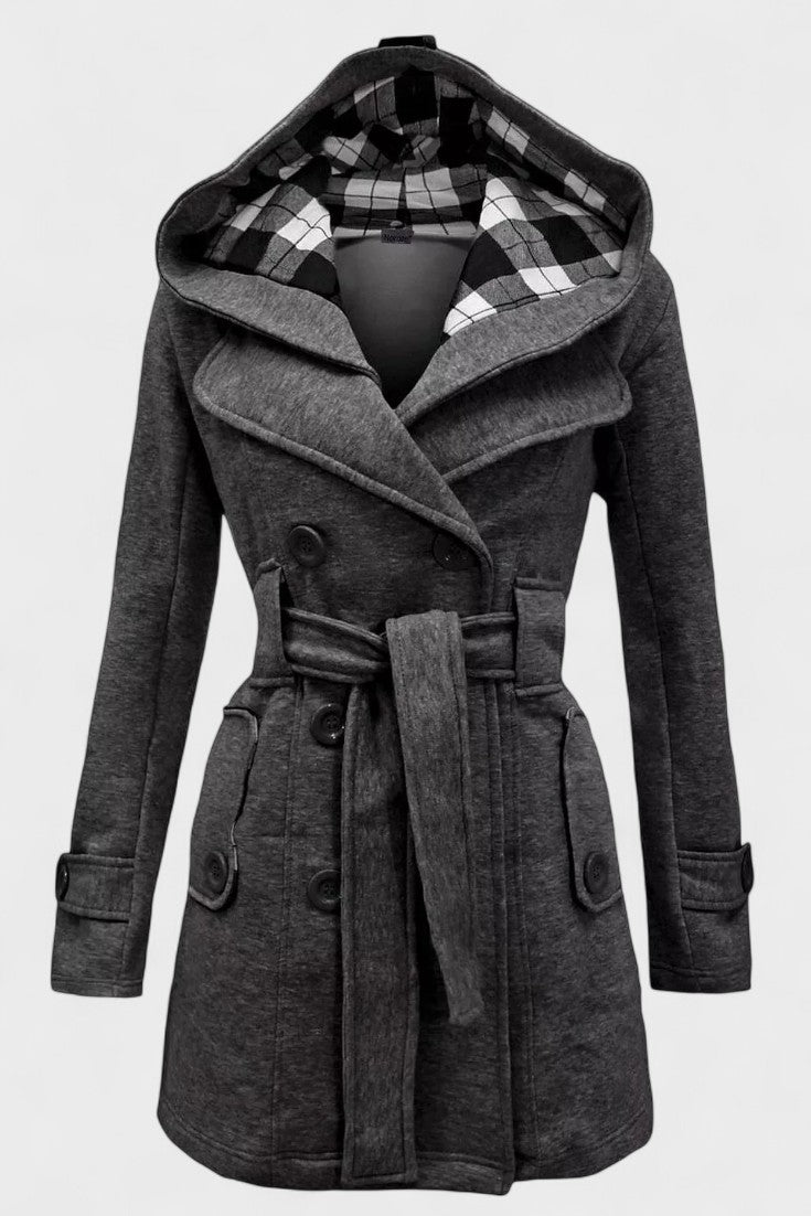 Leona™ | Manteau élégant à double boutonnage