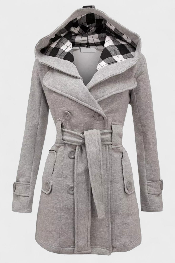 Leona™ | Manteau élégant à double boutonnage