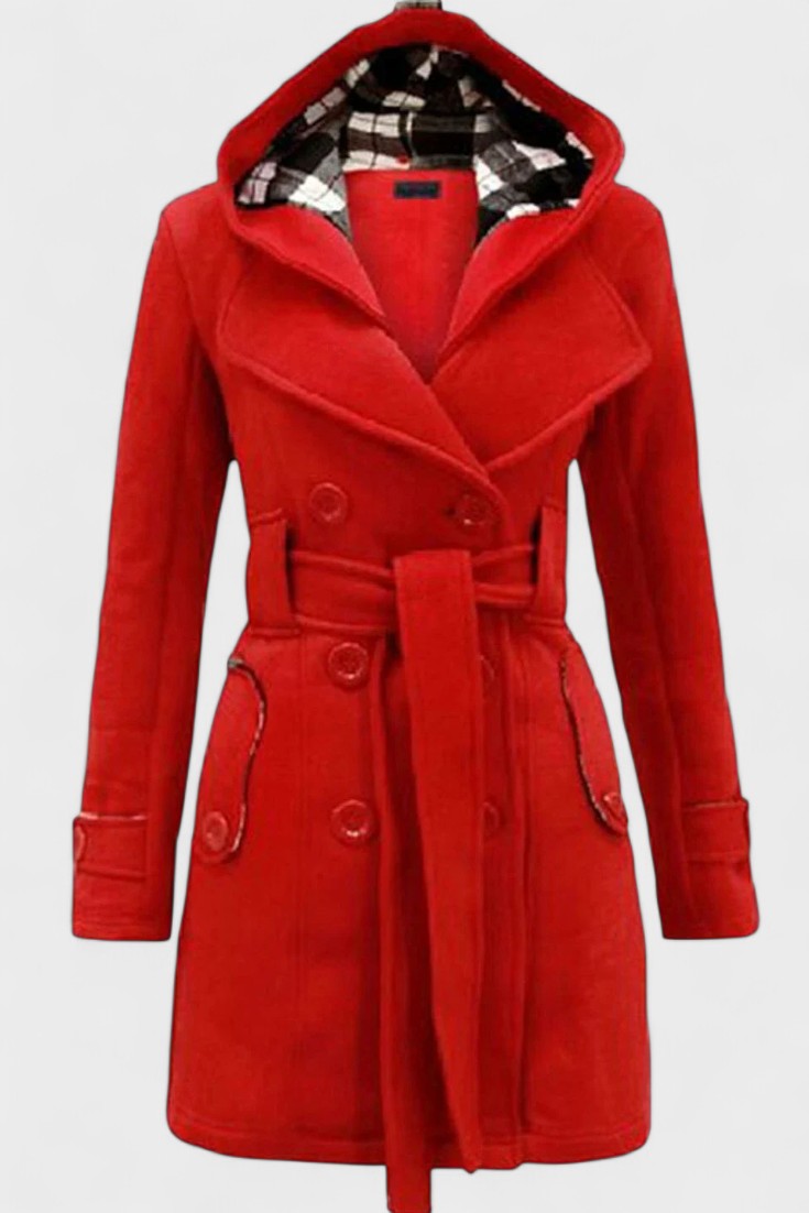 Leona™ | Manteau élégant à double boutonnage