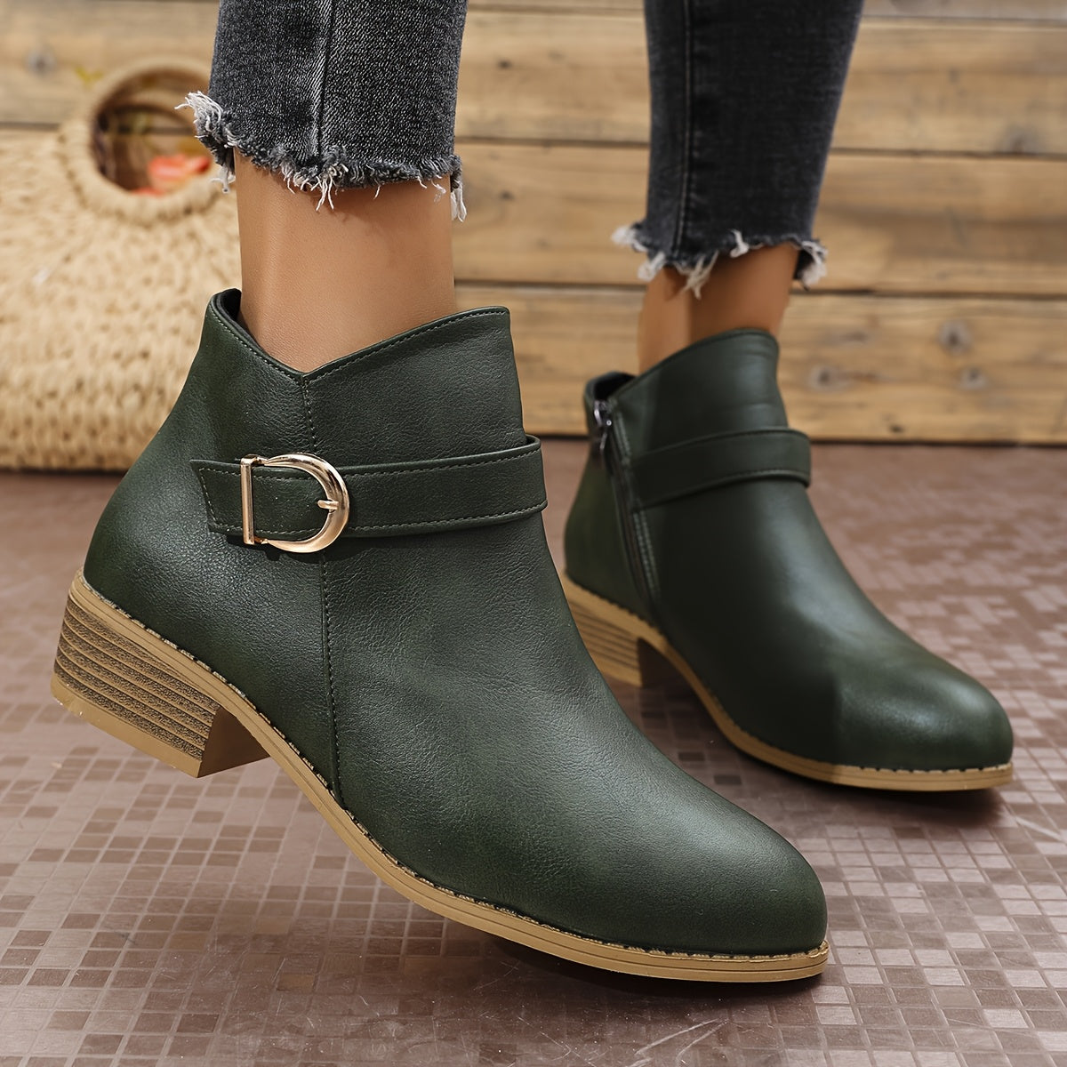 Amélina™ – Bottines confortables à boucle pour pieds sensibles
