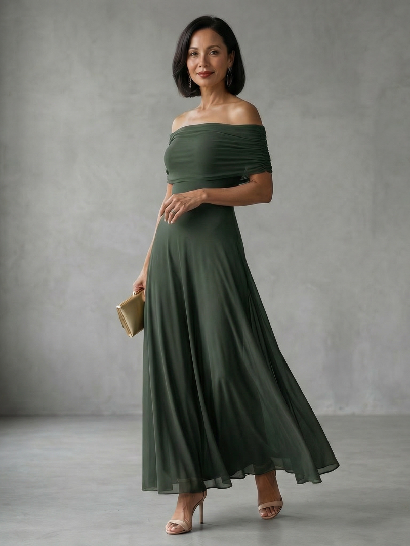 Kristina  | Robe Midi à Dos Nu