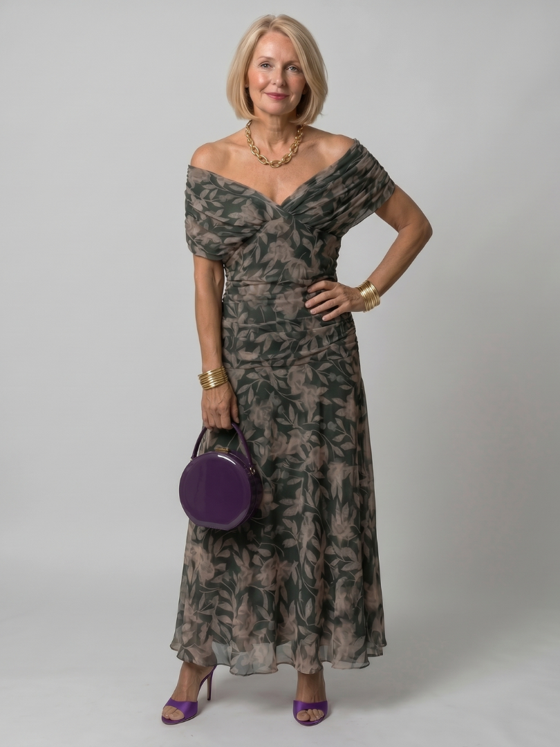 Milena  | Robe Midi à Bretelles
