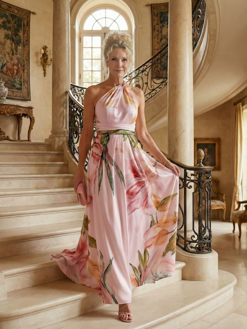 Jasmina  | Robe Maxi Fleurie Lagana