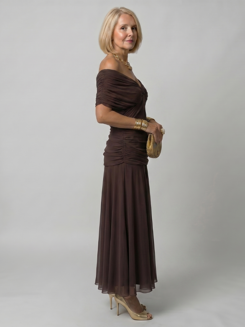 Milena  | Robe Midi à Bretelles
