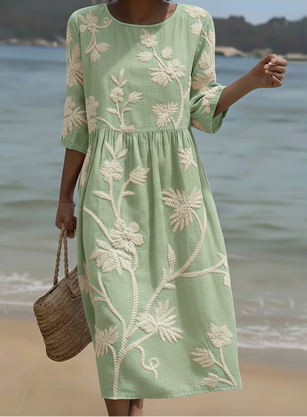 Paige | Robe Fleurie Élégante