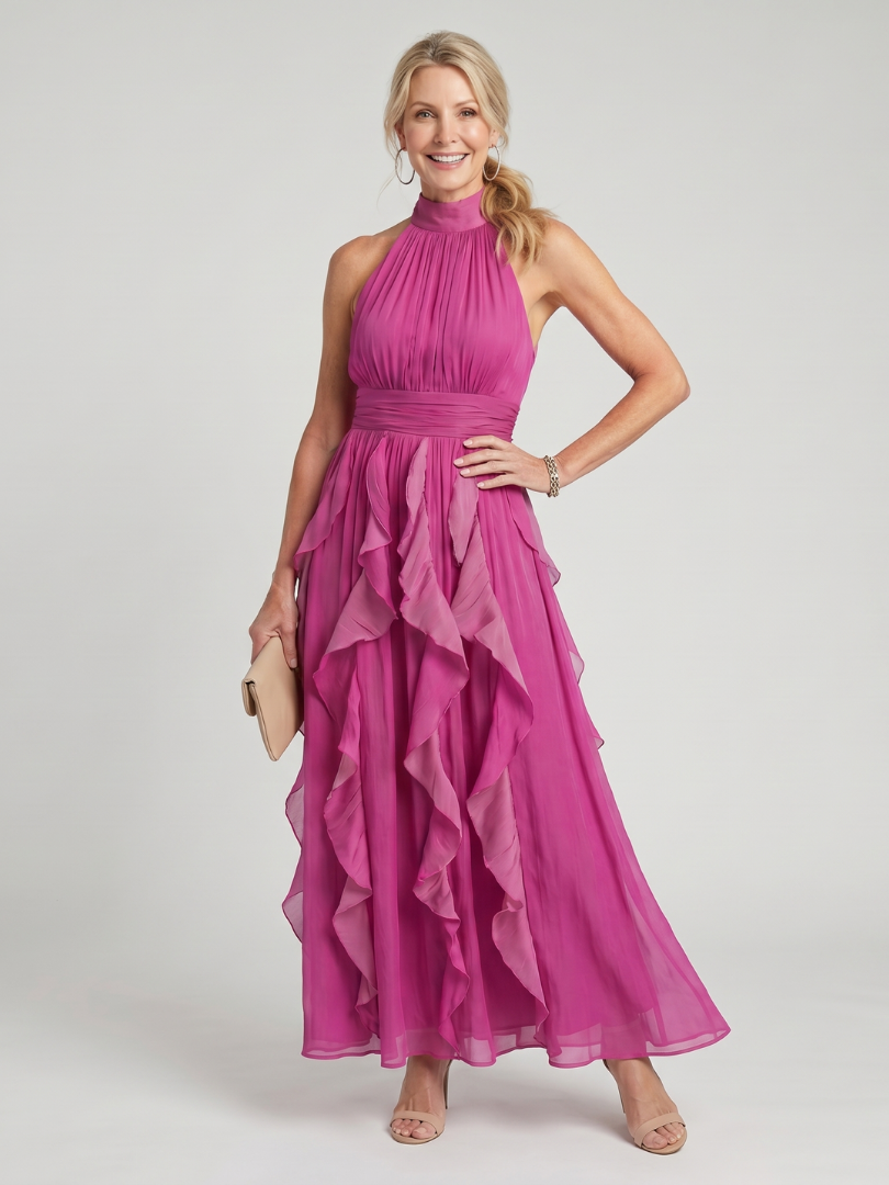 Bojana  | Robe Maxi avec Volants