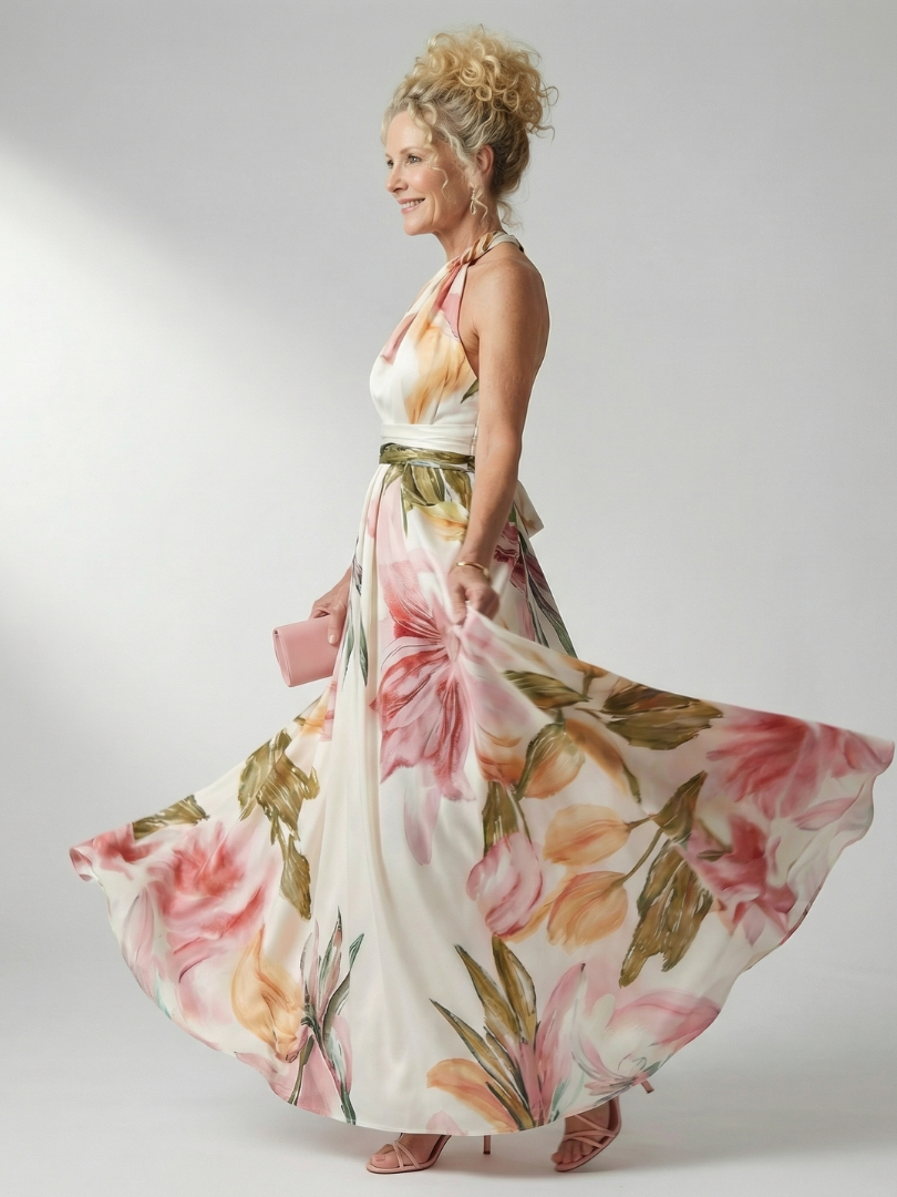 Jasmina  | Robe Maxi Fleurie Lagana